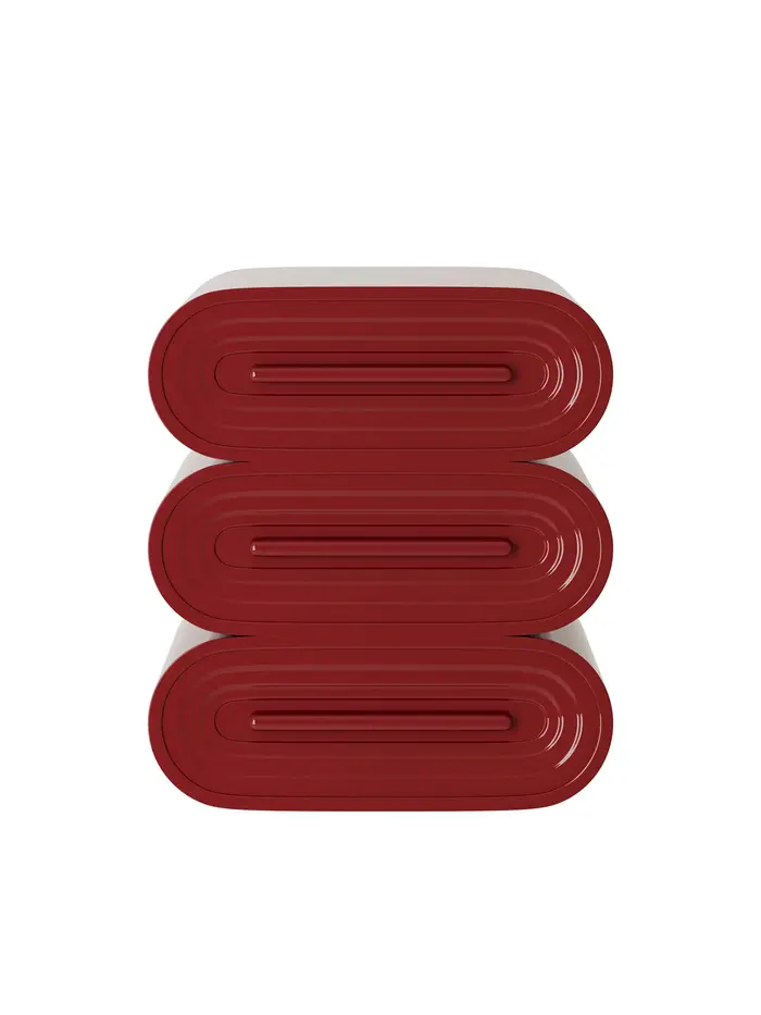 Table de chevet et meuble d'appoint de canapé haut de gamme, simple et classique, à trois niveaux, s