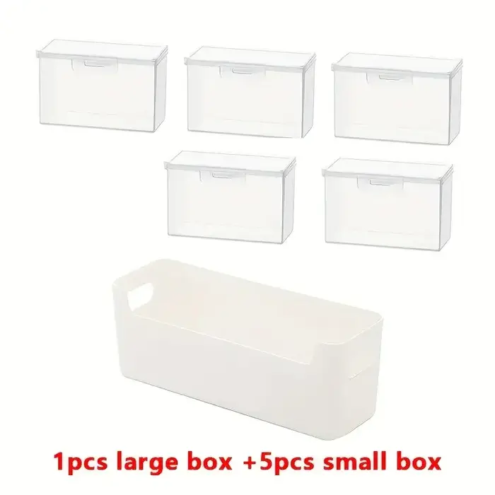 Boîte de rangement de cartes en plastique, boîte d'orangiseur multifonctionnelle avec couvercle anti