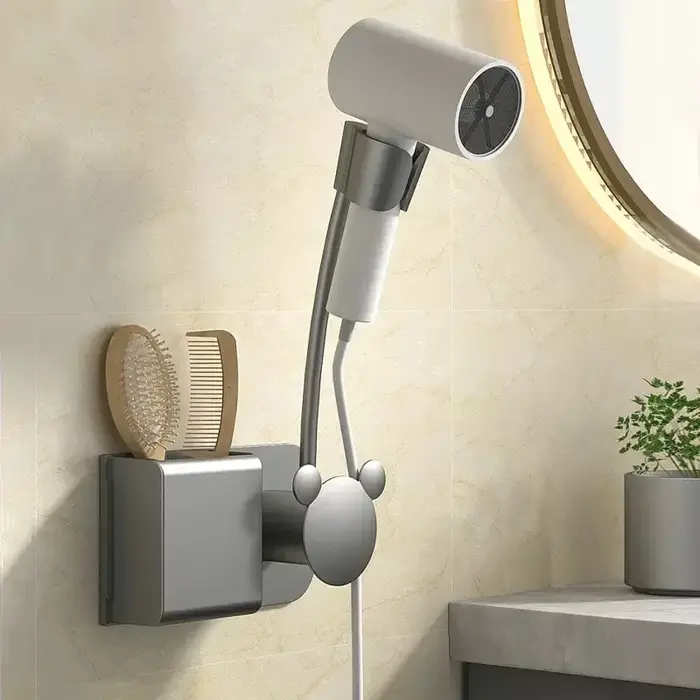 Étagère murale de salle de bain sans perçage