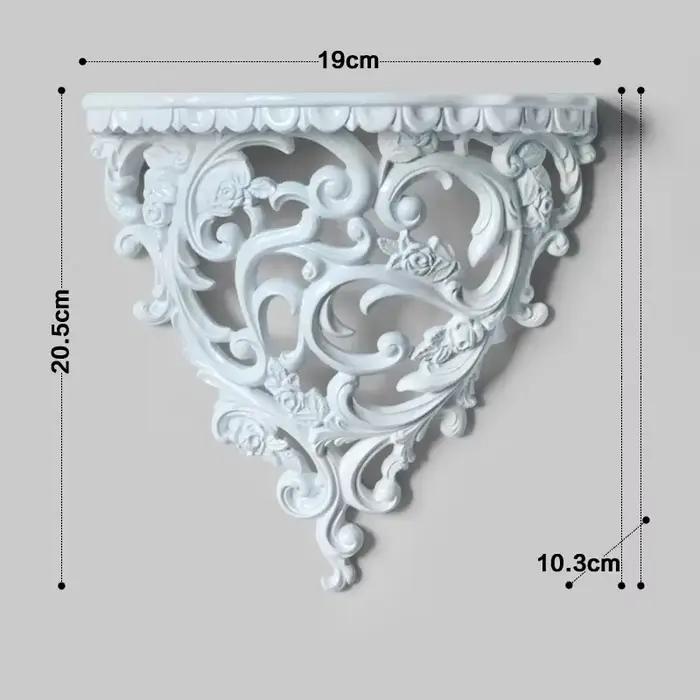 Étagère murale décorative créative de style européen, décoration de maison, Style Baroque, artisanat