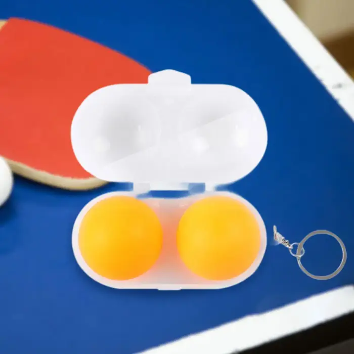 Boîte à balles de Tennis de Table, étui de protection rigide Portable transparent pour accessoires d