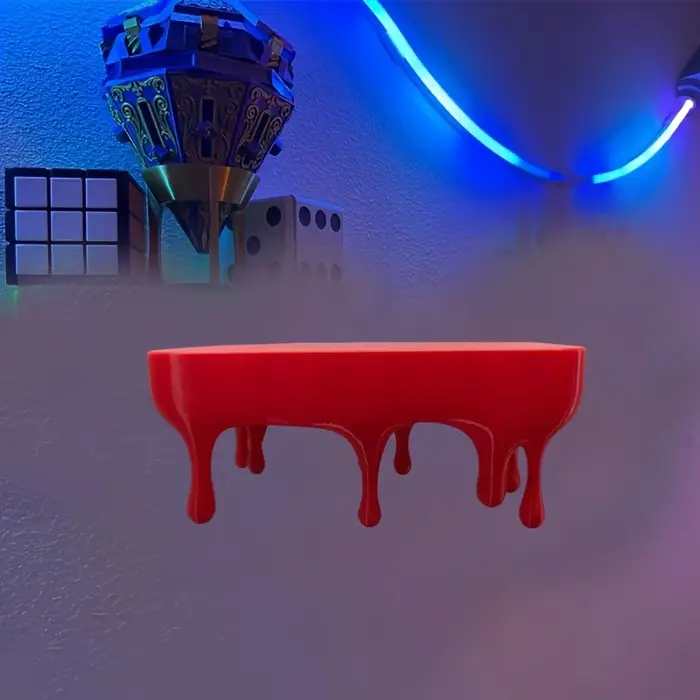 Étagère murale créative effet goutte d'eau, étagère murale flottante avec design de gouttelettes pou