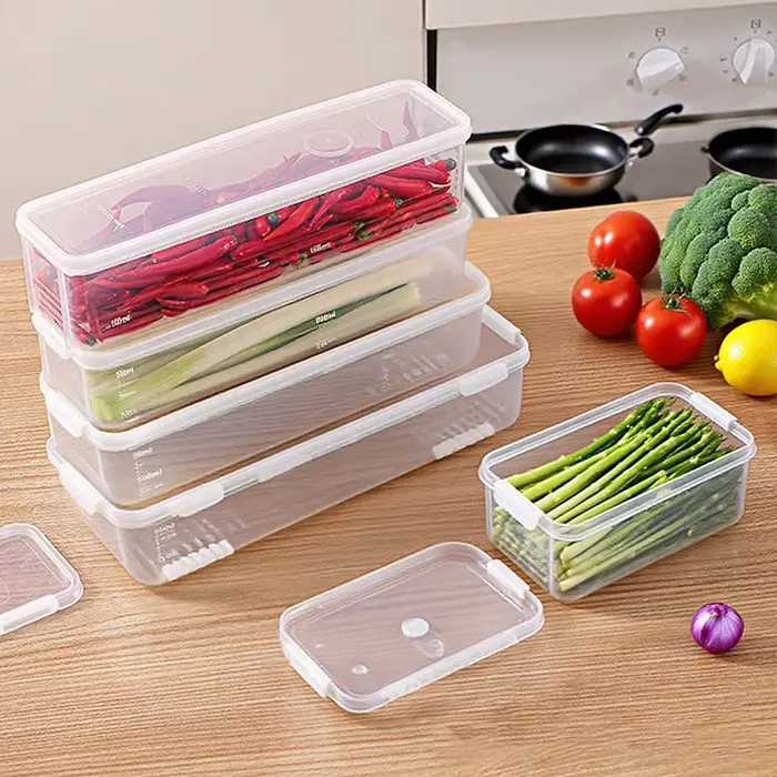 Boîte à nouilles fraîches en plastique