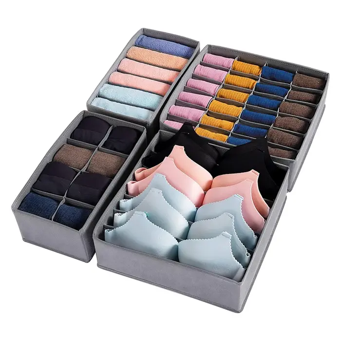 Tiroir sous-vêtements chaussettes soutien-gorge boîte de rangement vêtements organisateur