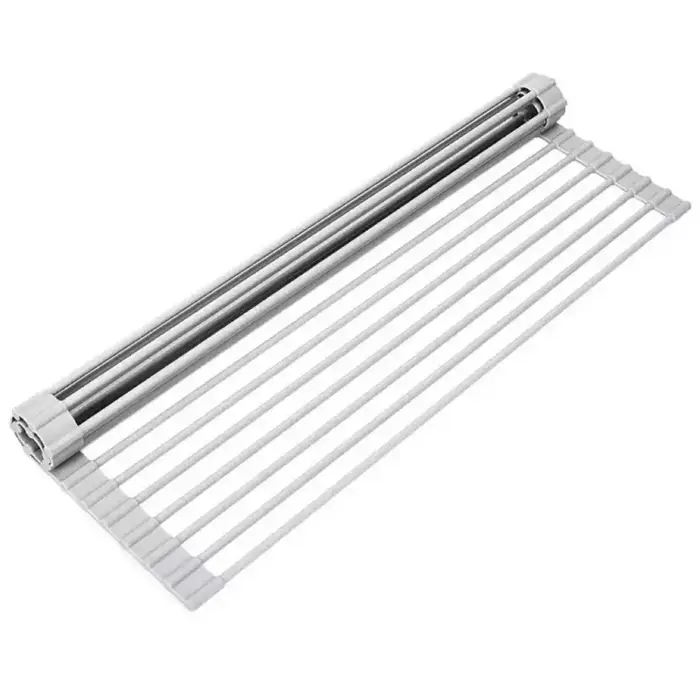 Égouttoir à vaisselle en fer avec panier de drainage et bec verseur
