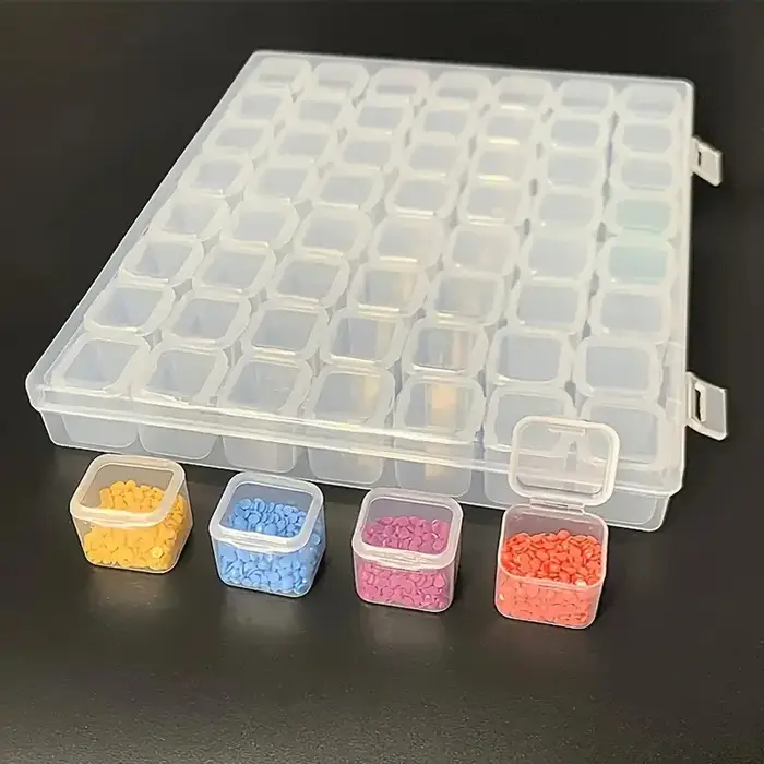 Une boîte de rangement pour la peinture diamant