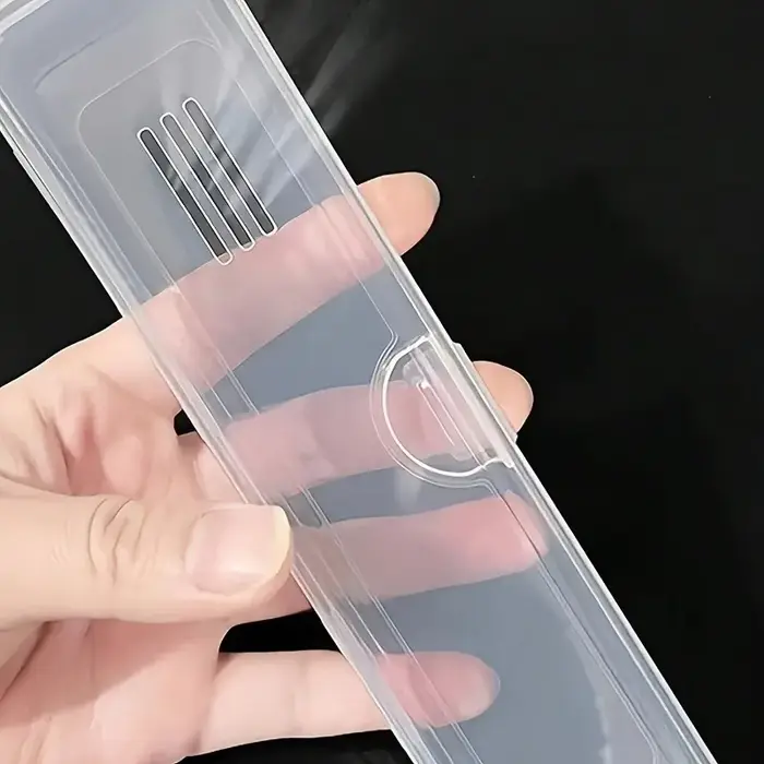 Boîte à brosse à dents transparente