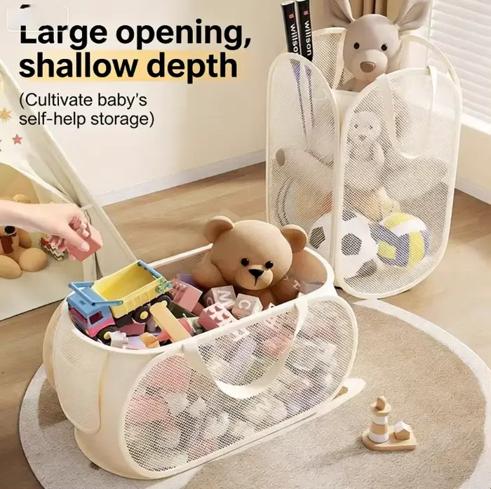 Panier de rangement pour jouets de grande capacité
