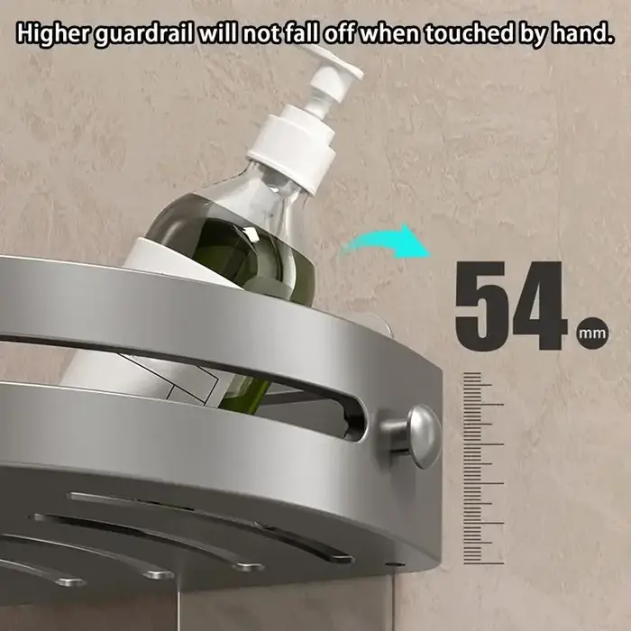Étagère murale triangulaire pour salle de bain et WC