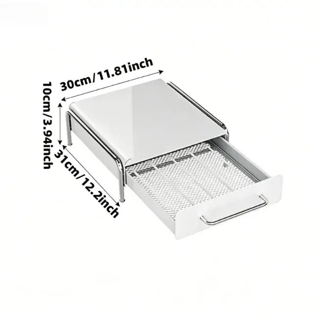 Support de rangement pour capsules de café de petite taille pour comptoir de cuisine, design tiroir,