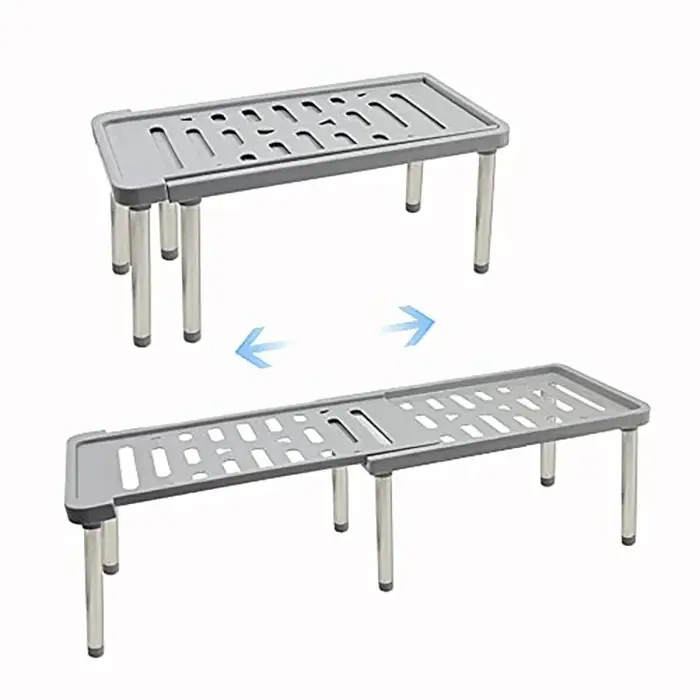 Étagère rétractable, 1 pièce, support de rangement multifonction, organisateur d'articles ménagers, 