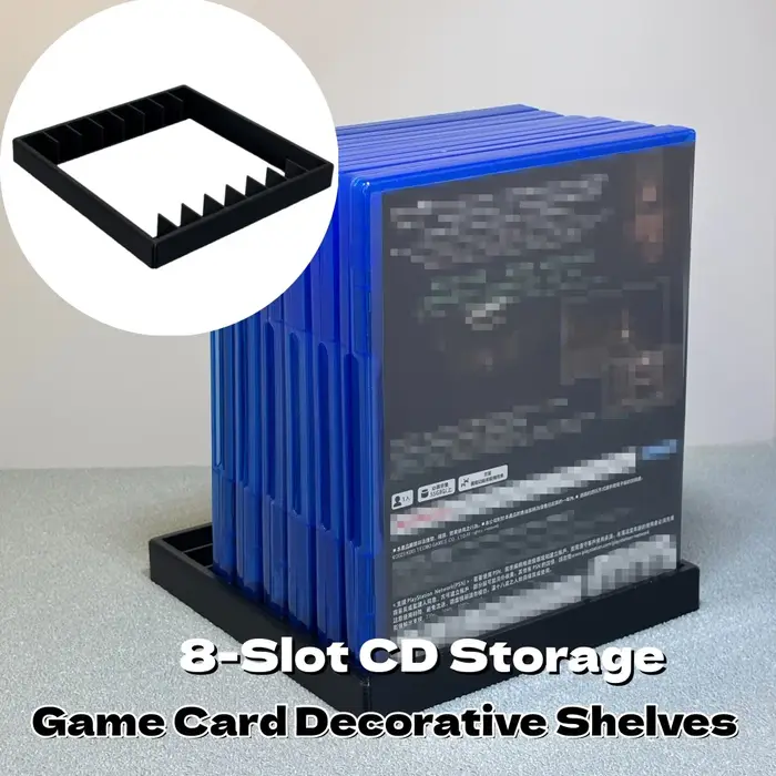 Étagère de rangement pour 8 CD