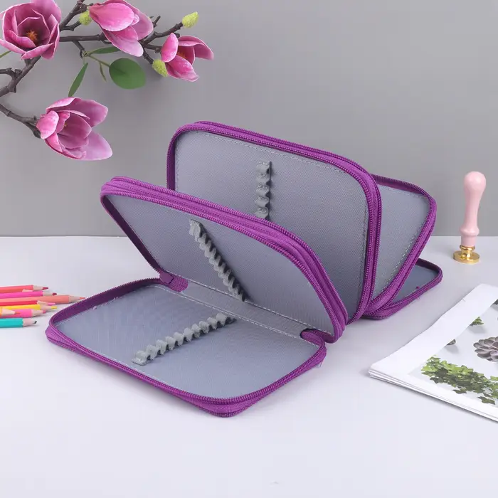 Étui à crayons de couleur à 4 couches