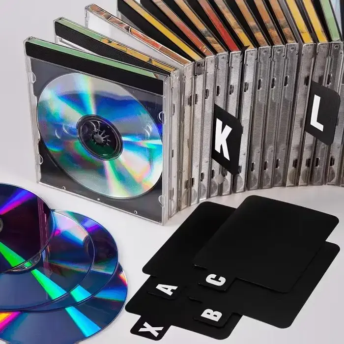 Séparateurs d'organisateurs de disques CD/DVD/vinyle