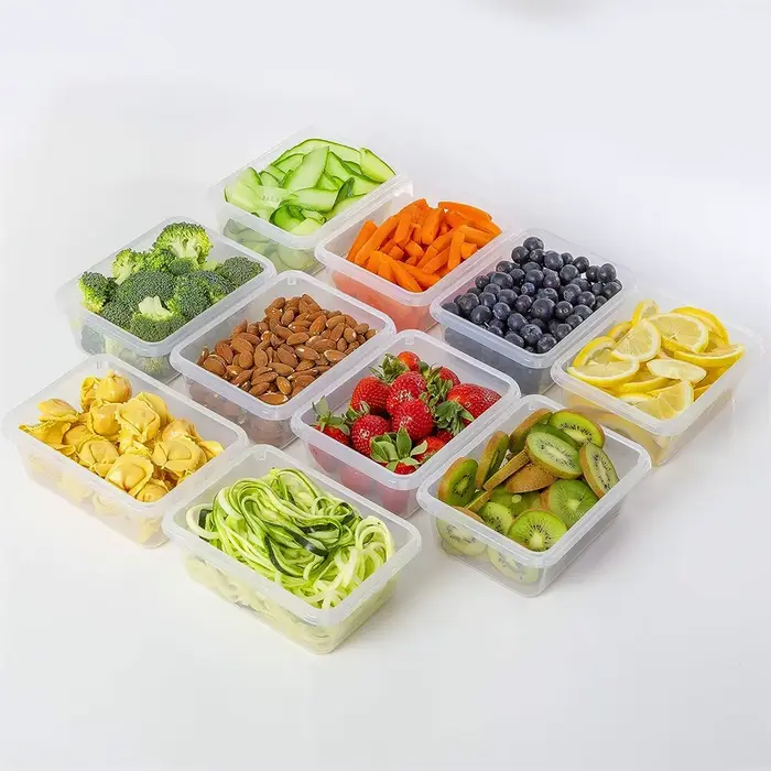 Ensemble de conteneurs alimentaires de cuisine, lavable au micro-ondes au lave-vaisselle sans BPA, 1