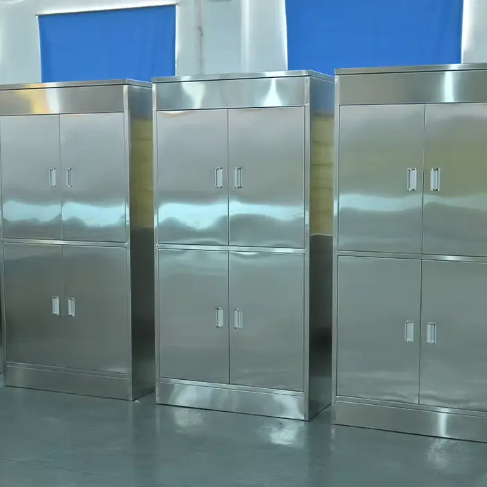 Équipement de laboratoire scientifique personnalisé, armoire de rangement en acier inoxydable, armoi