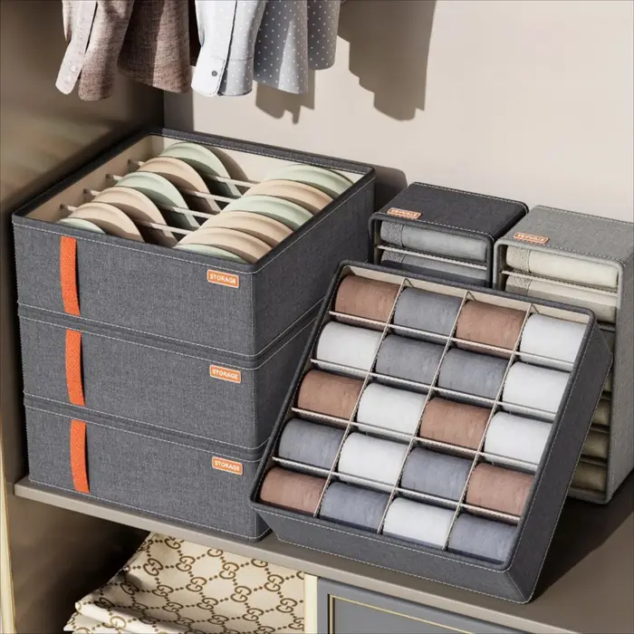Boîte de rangement multifonctionnelle à tiroirs pour sous-vêtements