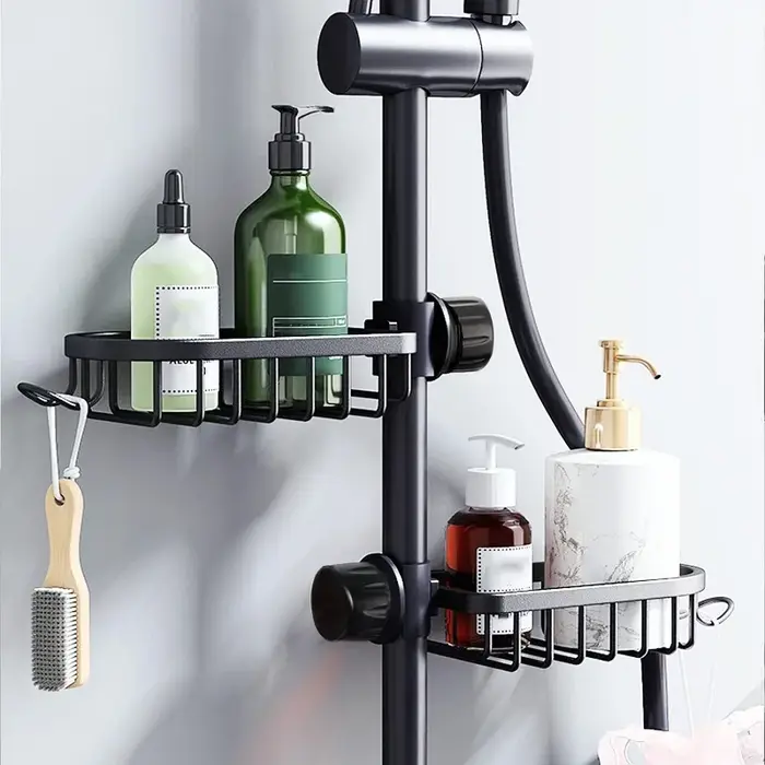 Support de rangement pour robinet de salle de bains