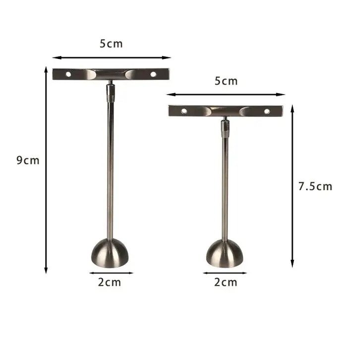 Présentoir en métal pour boucles d'oreilles, support en T pour boucles d'oreilles pendantes, organis