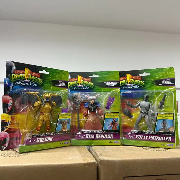 Figurines Mighty Morphin Power Rangers Re-Ignition Auto-Morphin Rita Repulsa Goldar Putty Patroller, Jouets de collection et ornements