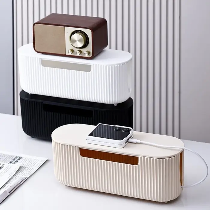 Boîte de rangement de câbles de bureau de qualité supérieure