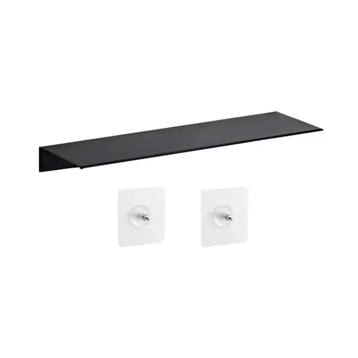 Étagères flottantes rectangulaires en miroir gris, étagère murale T1, support de meubles, rangement 