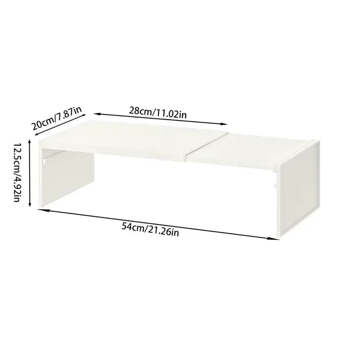 Étagère de rangement extensible et empilable pour armoire, étagère superposable, gain de place, robu