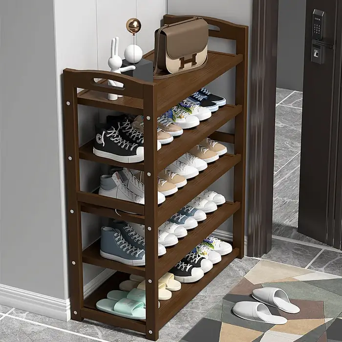 Étagère à chaussures en bambou de haute qualité