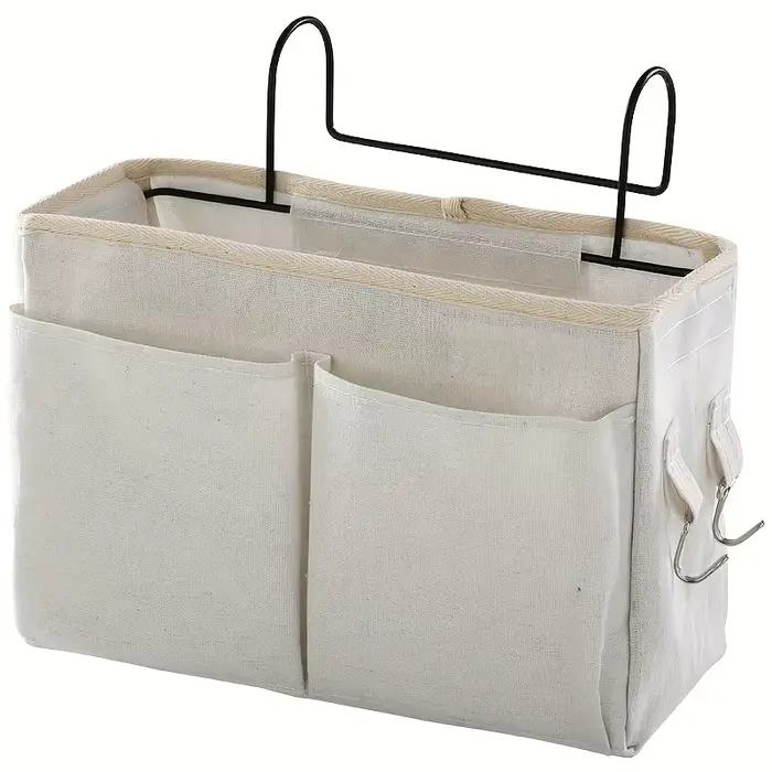 Organisateur de rangement mural en tissu, multi-poches sous le lit, dortoir, chambre d'étudiant, bur