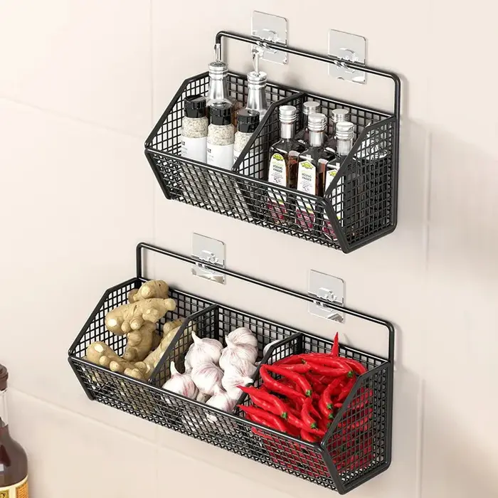 Étagère de rangement murale de cuisine