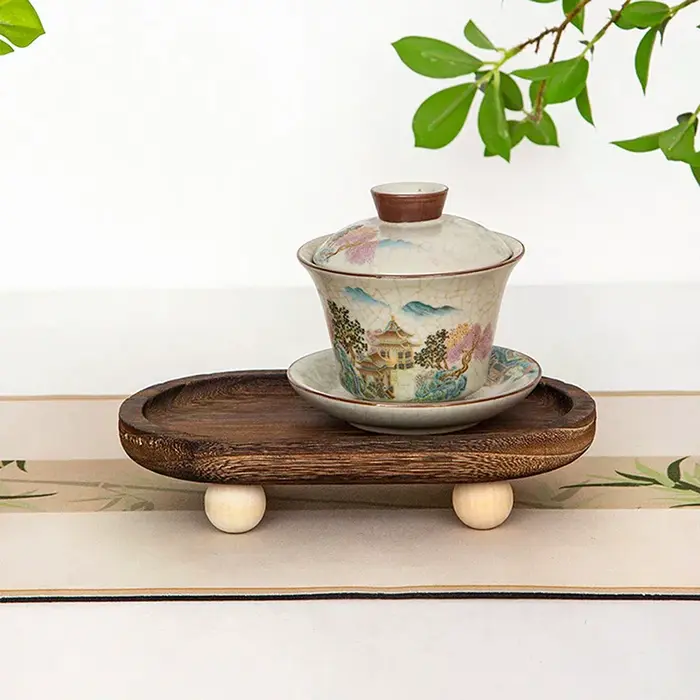 Plateau décoratif en bois