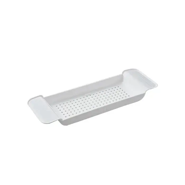 Étagère de baignoire extensible, plateau de baignoire de salle de bains, caddie de douche, support d