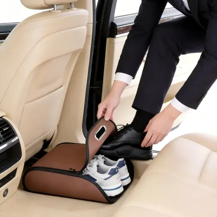 Boîte à chaussures pour voiture : Organisateur de rangement spécial pour l'habitacle et le coffre | Accessoire