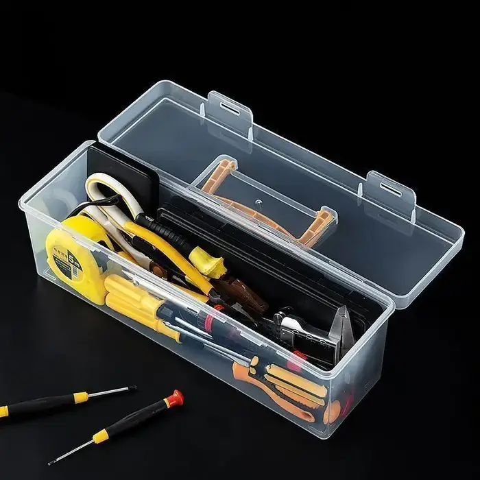Boîte de rangement pour outils et pièces de quincaillerie domestique, boîte de tri multi-compartimen