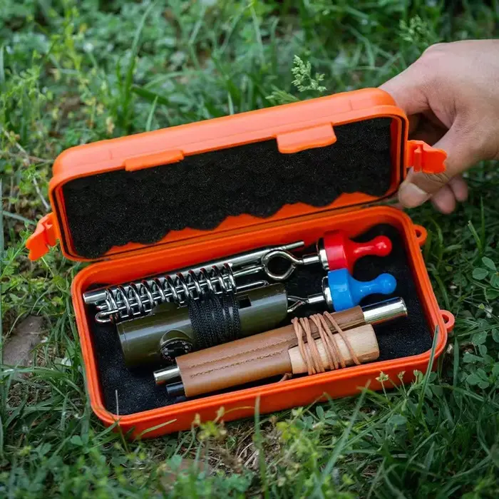 Boîte de survie étanche pour l'extérieur | Outils EDC en plastique anti-poussière et antichoc
