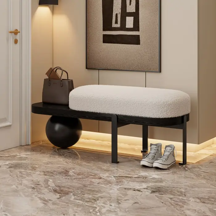 Tabouret à chaussures de porche