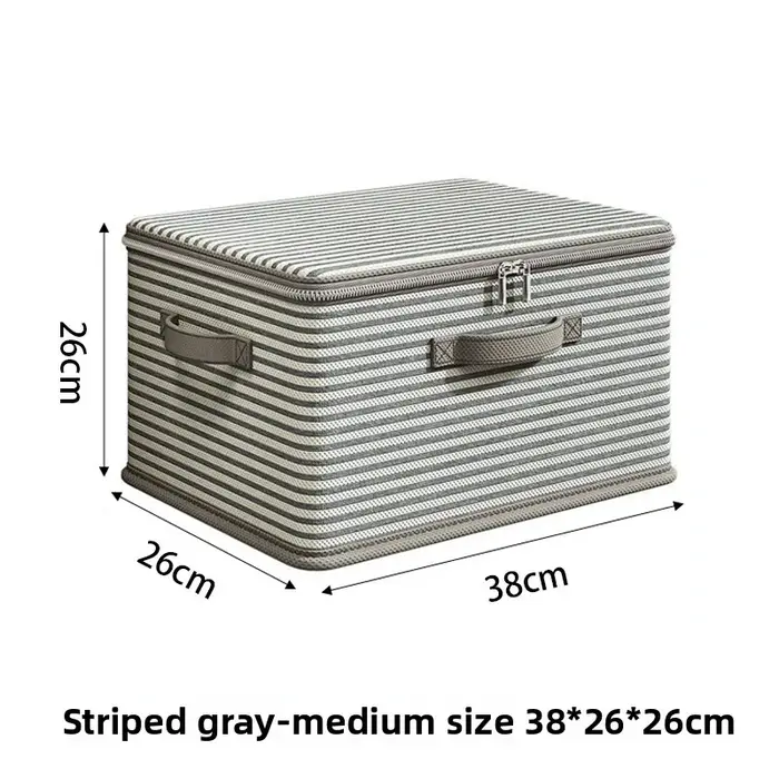 Boîte de rangement pour vêtements, grande capacité, pliable, empilable, spéciale pour les vêtements 