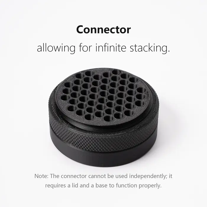 Boîte de rangement compacte et empilable pour munitions, pouvant contenir 50 cartouches de calibre .