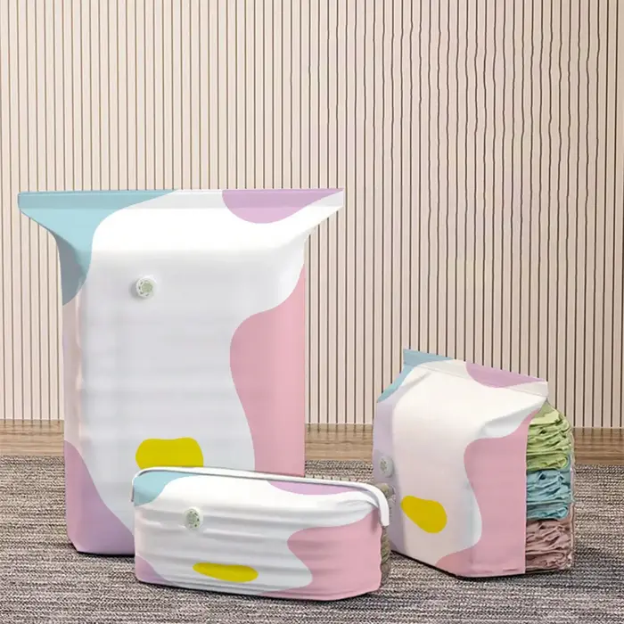 Sacs de rangement sous vide sans pompe