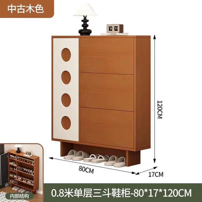 Étagère de rangement pour chaussures, porte-chaussures moderne en bois pour entrée, gain de place, é