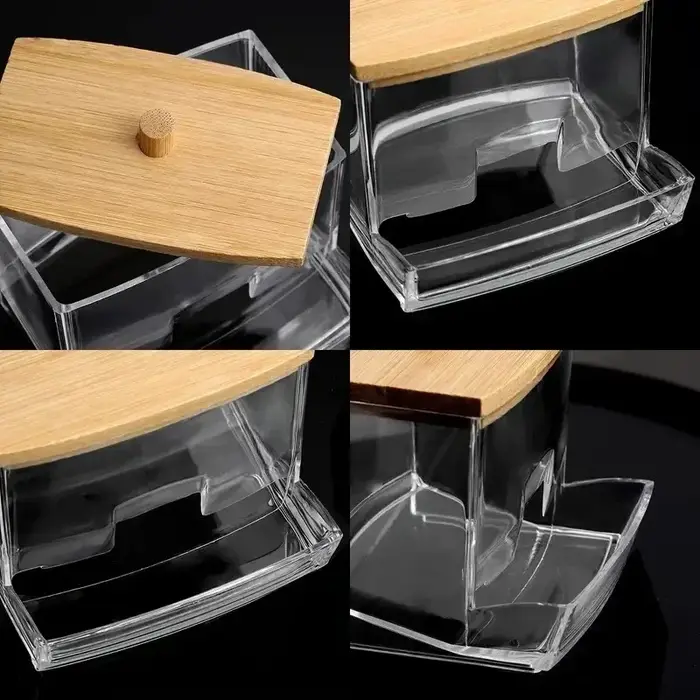 Boîte de rangement pour cotons-tiges vvocci