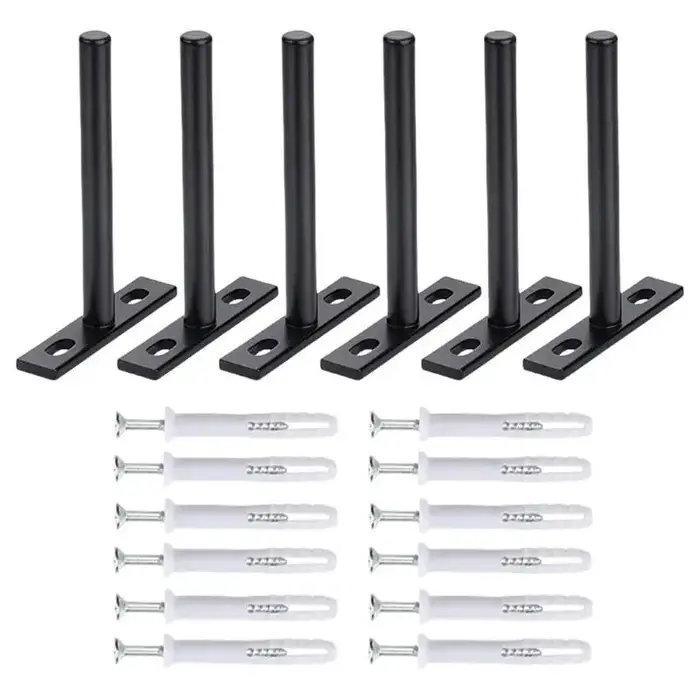 652F 4/6/8 pièces supports d'étagère en stratifié Support d'étagère pour les décors maison modernes