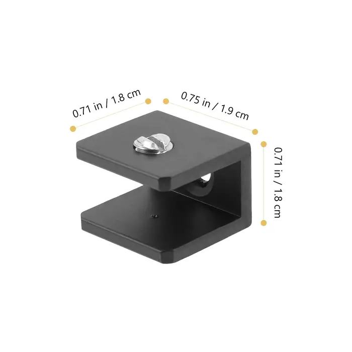 8 supports de tablette en verre robustes à fixation murale pour salon