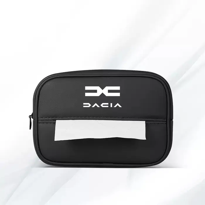 Boîte de rangement de mouchoirs avec Logo de voiture, accoudoirs, pare-soleil, accessoires de siège 