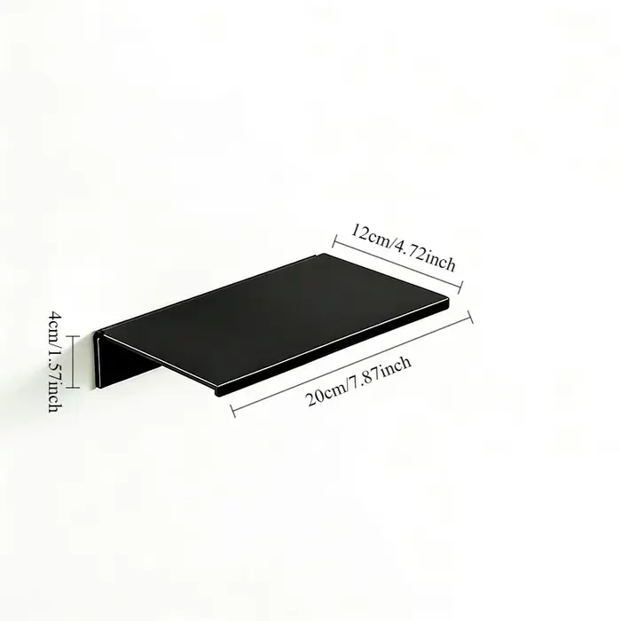 Étagères métalliques flottantes autocollantes murales, support de rangement sans perçage pour cuisin