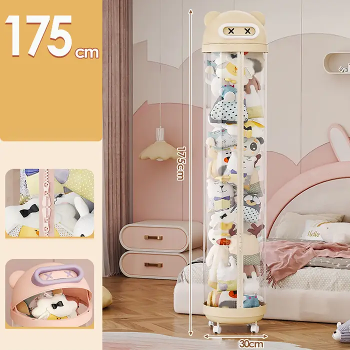 Bac de rangement pour jouets en peluche