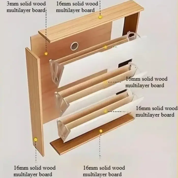 Petit meuble à chaussures pour couloir
