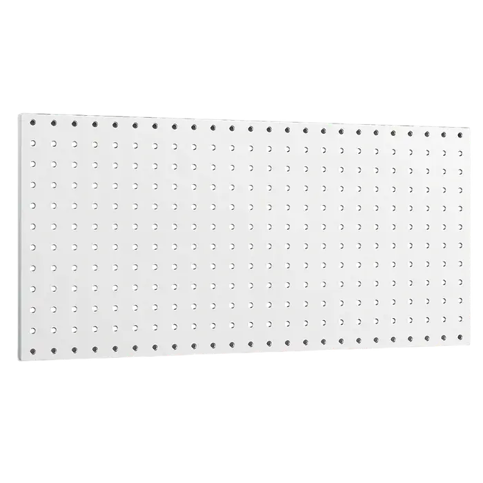 1 panneau perforé métallique pour mur de garage, outils de garage, établi, organisateur d'outils