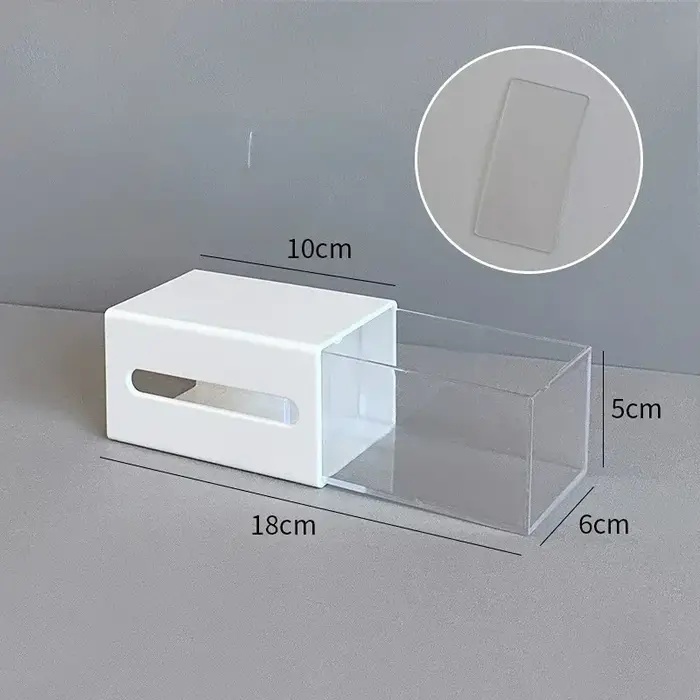 Boîte de Rangement Murale pour Bijoux, Coton-Tige Cosmétique, Pinces Officielles, Épingle à Cheveux,