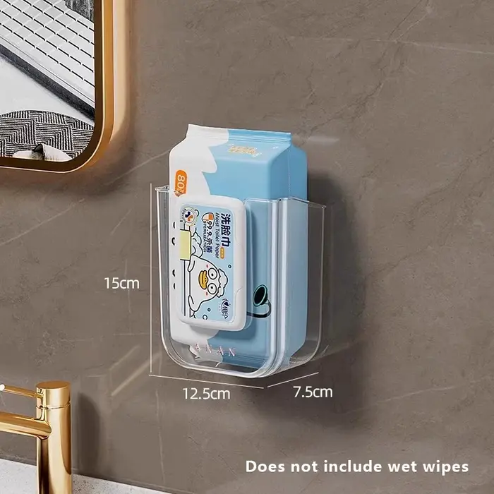Boîte de rangement murale pratique pour lingettes humides